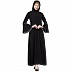 Wholesale abayas/burqas - Casual A-line abaya with bell sleeves